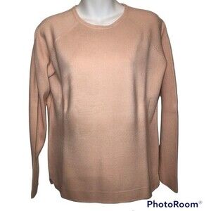 LH Sport Size S Baby Pink Crew Neck Sweater